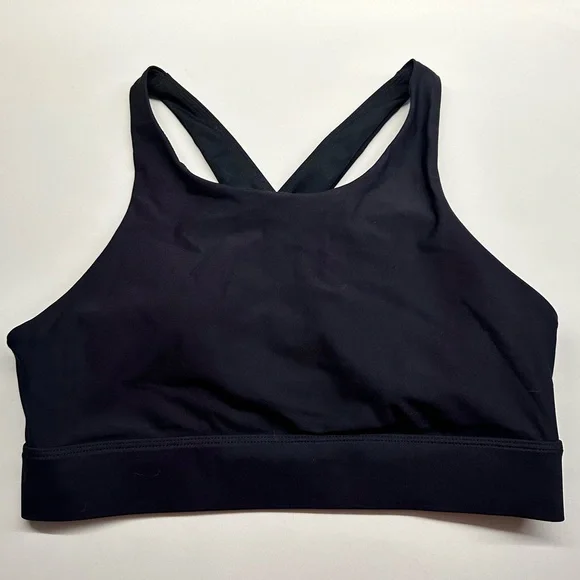 Fabletics No Bounce High Impact Black Sports Bra - Picture 2 of 7